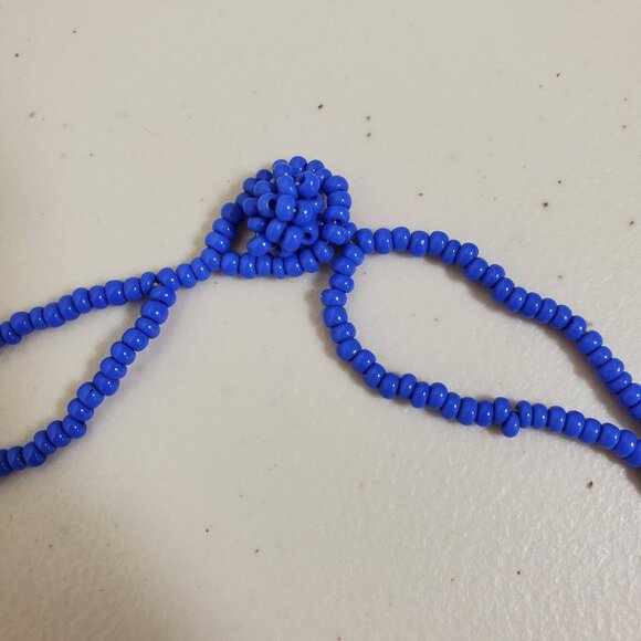 Vintage African Beaded Handcrafted Necklace - Picture 3 of 8